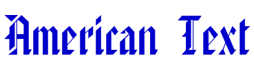 American Text フォント